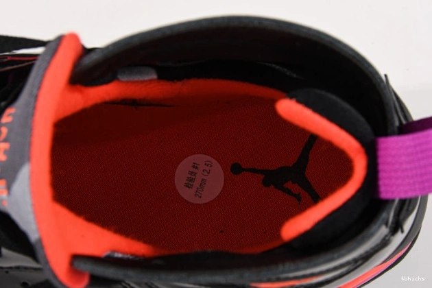 Rep TBK Black Jordan Patent 313358-006 Air Retro 7 0815